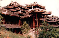 Zhuang wood pavilion.